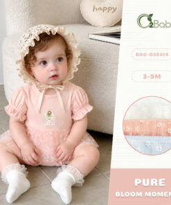 Body Cài Vai Cộc Tay (3-9M)
