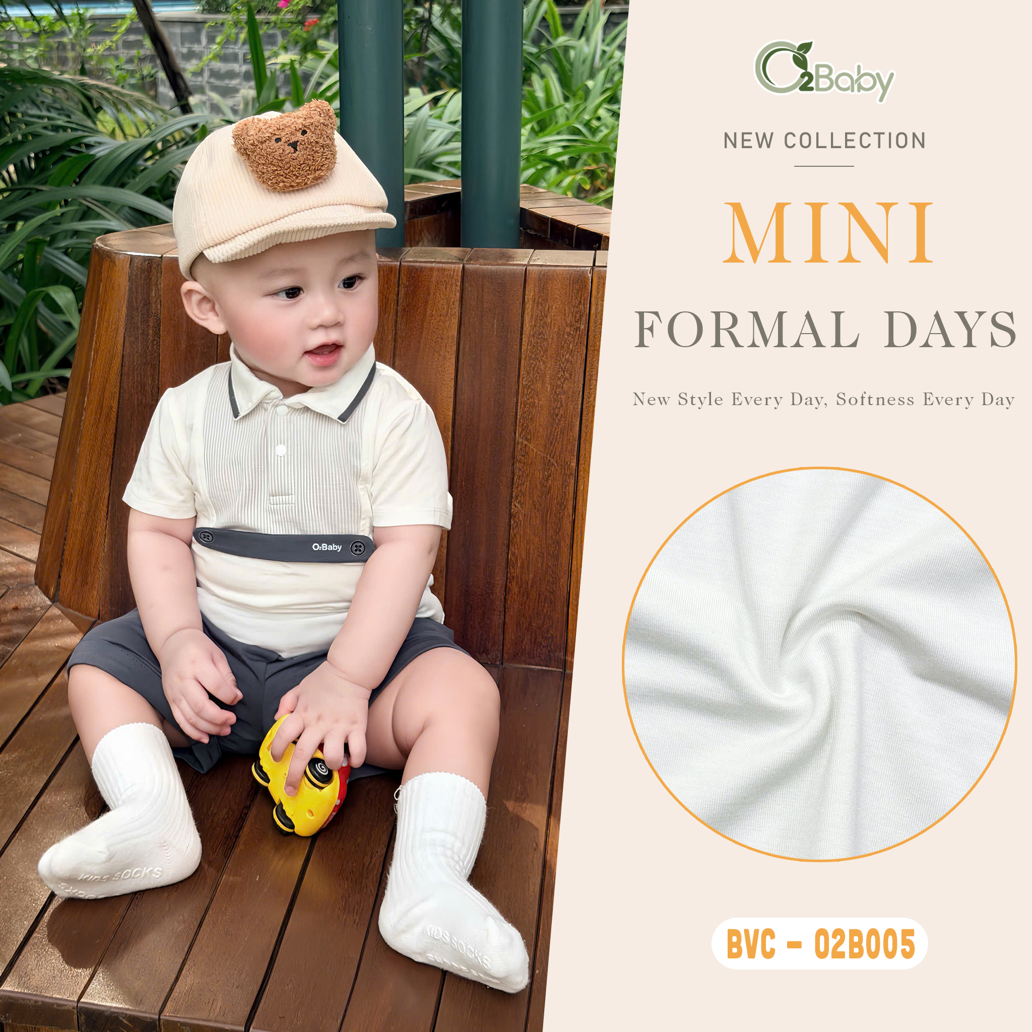 Bộ Cổ Trụ Cộc Tay (9-36M)