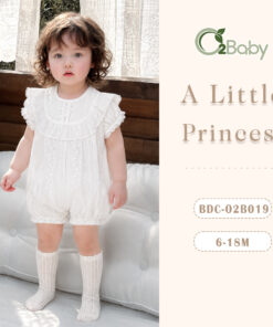 Body Cổ Tròn Cộc Tay Bé Gái (6-18M)